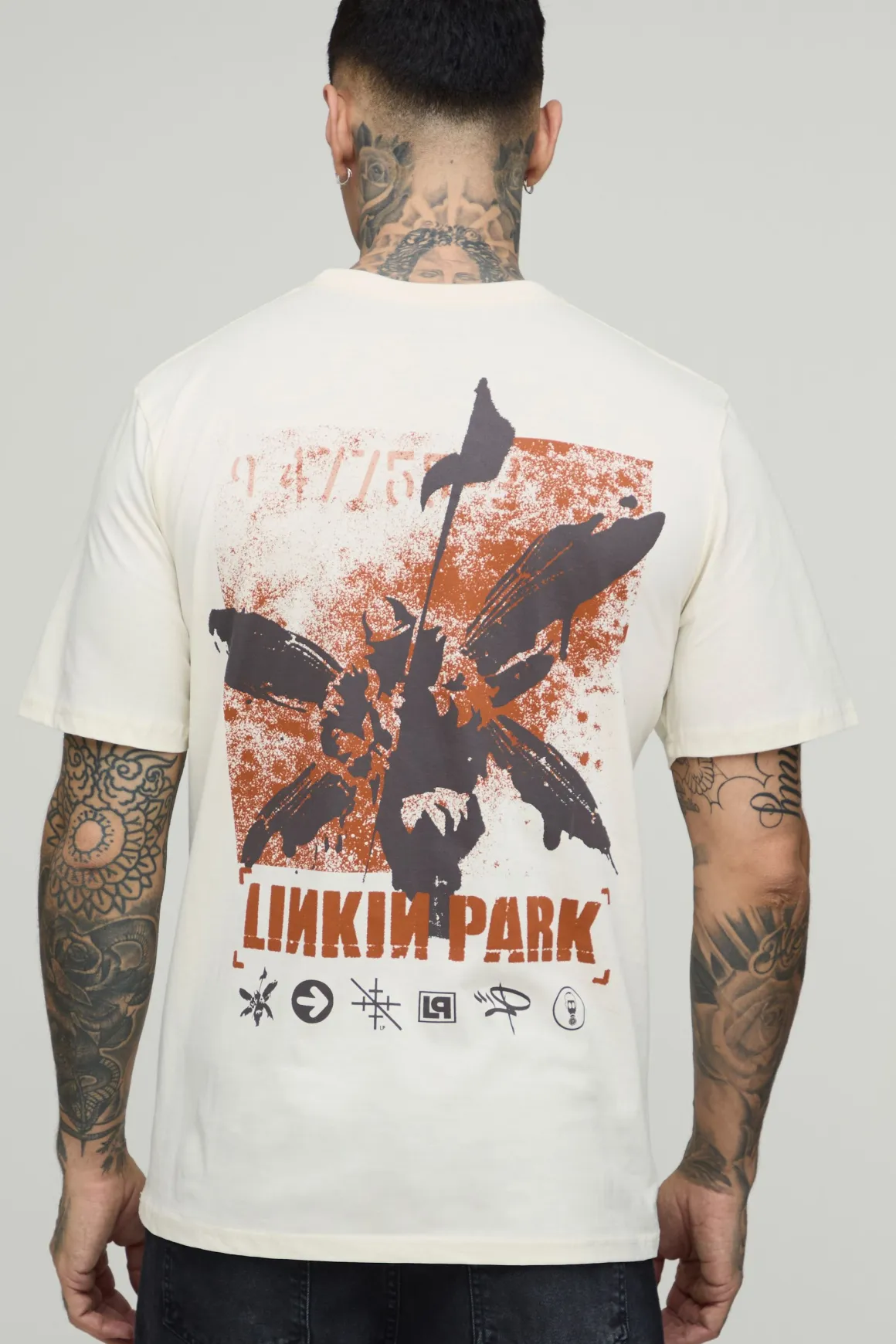 T-shirt Imprimé Sous Licence Linkin Park Oversize Tall
