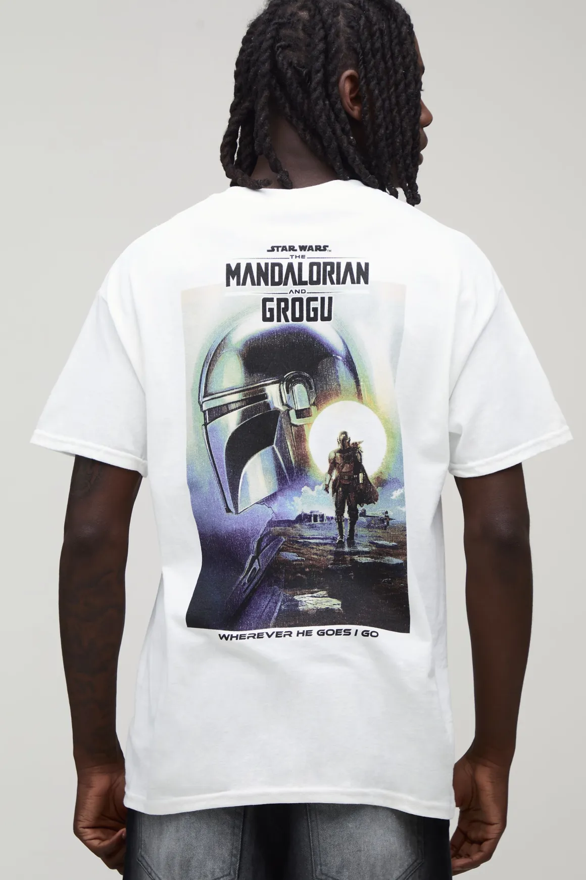 T-shirt Imprimé Sous Licence Mandalorian Coupe Regular