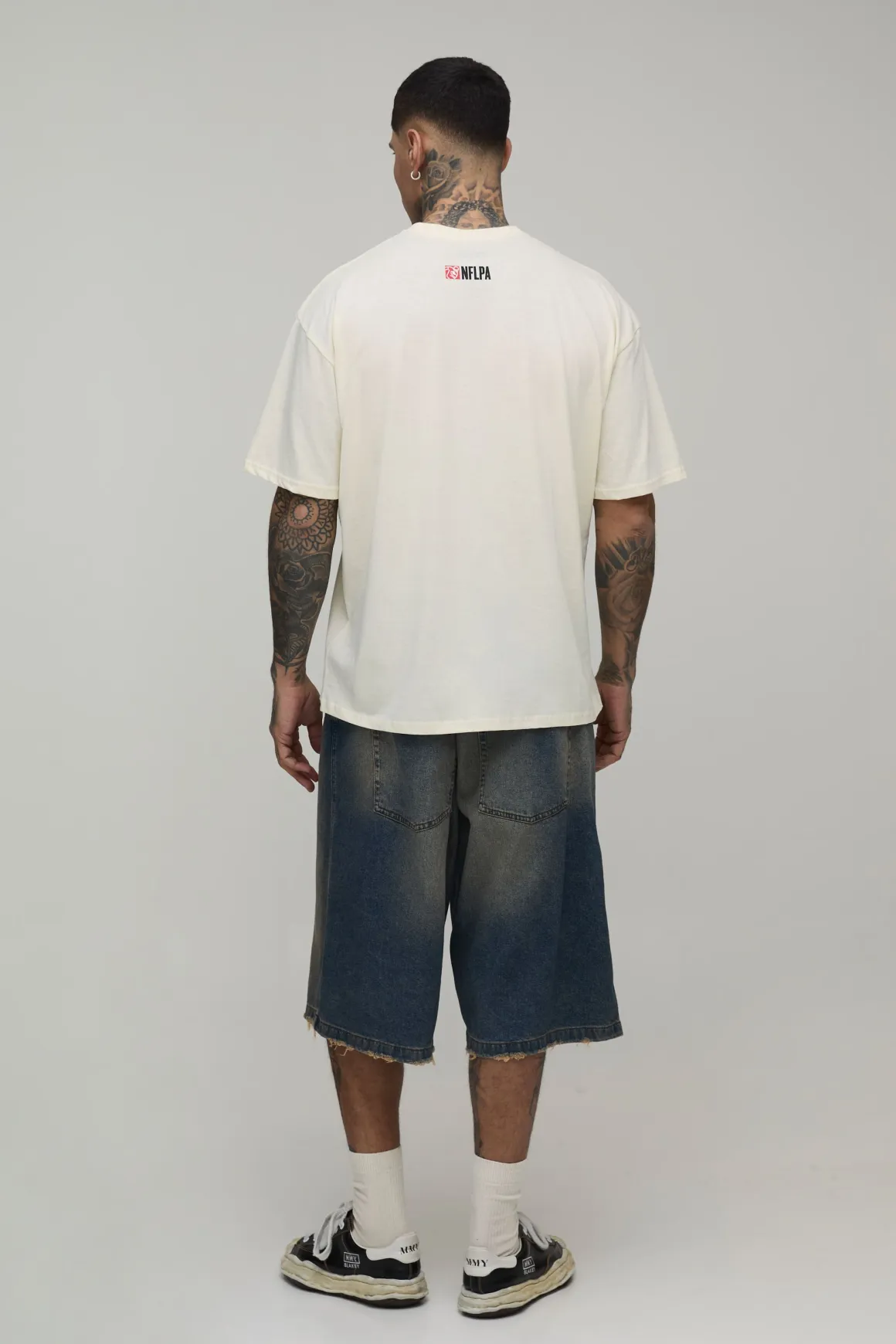 T-Shirt Imprimé Sous Licence NFLPA Patrick Mahomes Coupe Oversize Grande Taille