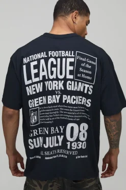 T-shirt Imprimé Sous Licence NFL Oversized