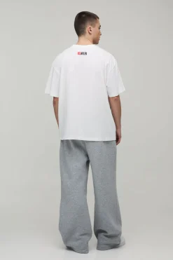 T-shirt Imprimé Sous Licence Nflpa Lamar Jackson Coupe Oversize