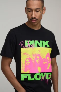 T-shirt Imprimé Sous Licence Officielle Pink Floyd Coupe Regular