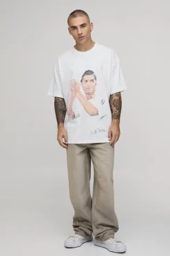 T-shirt Imprimé Sous Licence Ronaldo Coupe Oversize