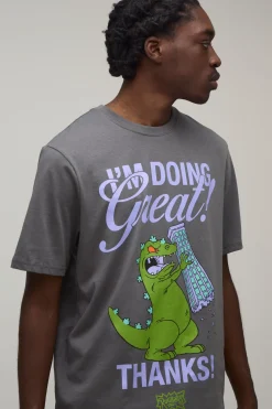 T-shirt Imprimé Sous Licence Rugrats Reptile Coupe Regular