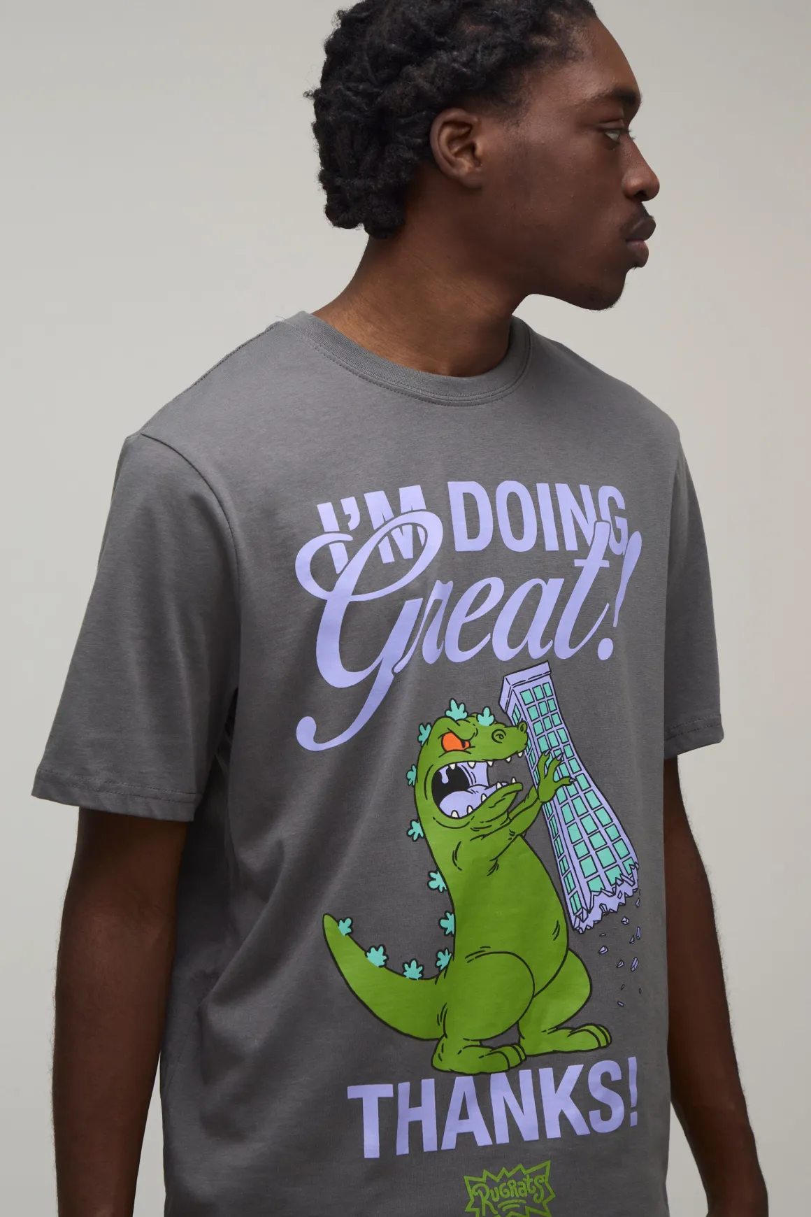 T-shirt Imprimé Sous Licence Rugrats Reptile Coupe Regular