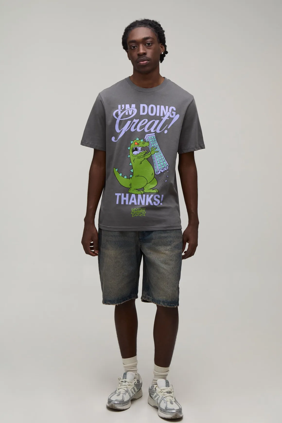 T-shirt Imprimé Sous Licence Rugrats Reptile Coupe Regular