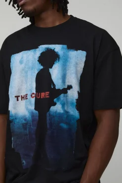 T-shirt Imprimé Sous Licence The Cure Oversize Tall