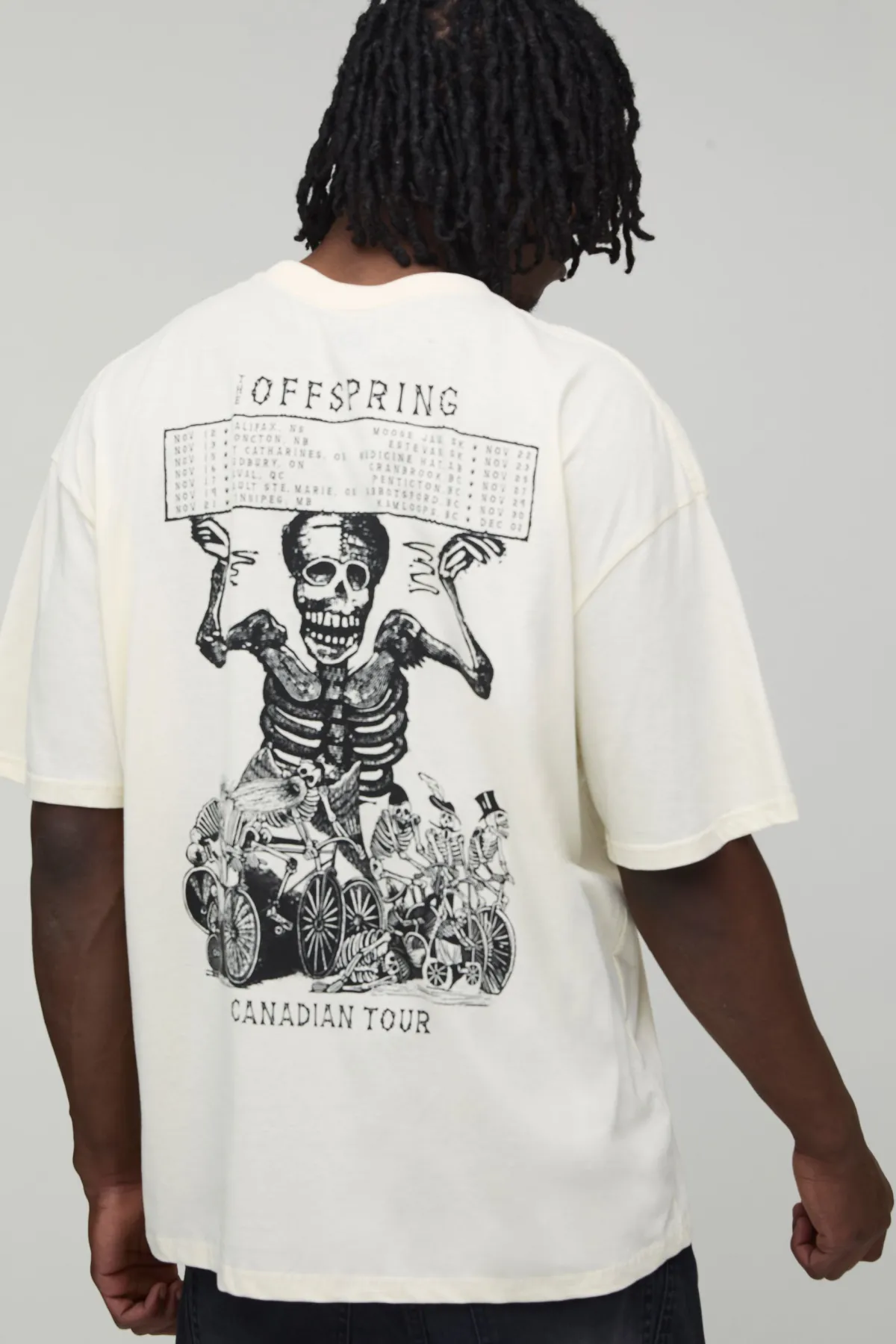 boohooMAN T-Shirt Imprimé Sous Licence The Offspring Oversize Tall<Homme Tout Afficher|Tout Afficher
