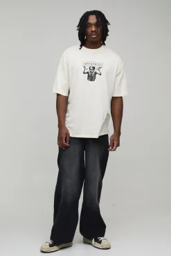 boohooMAN T-Shirt Imprimé Sous Licence The Offspring Oversize Tall<Homme Tout Afficher|Tout Afficher