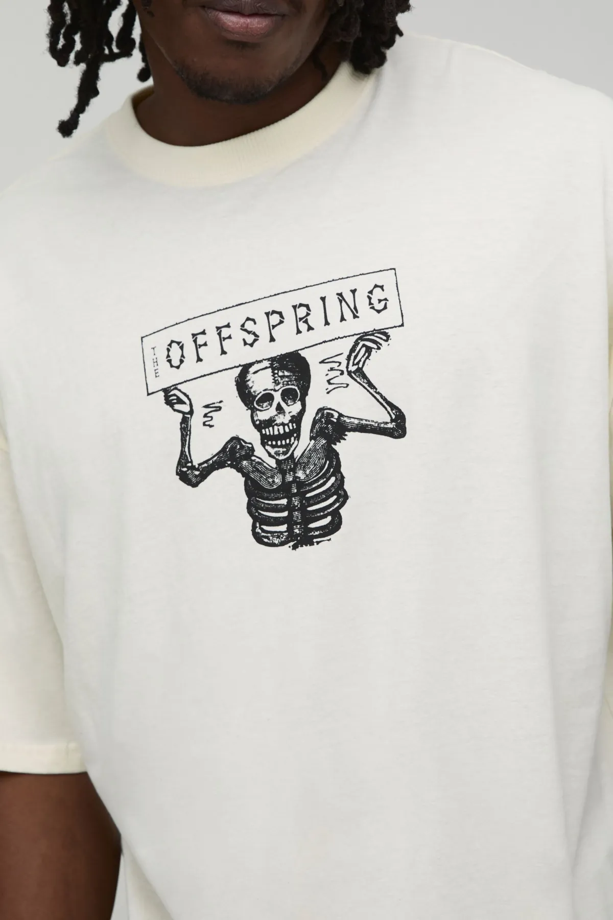 boohooMAN T-Shirt Imprimé Sous Licence The Offspring Oversize Tall<Homme Tout Afficher|Tout Afficher