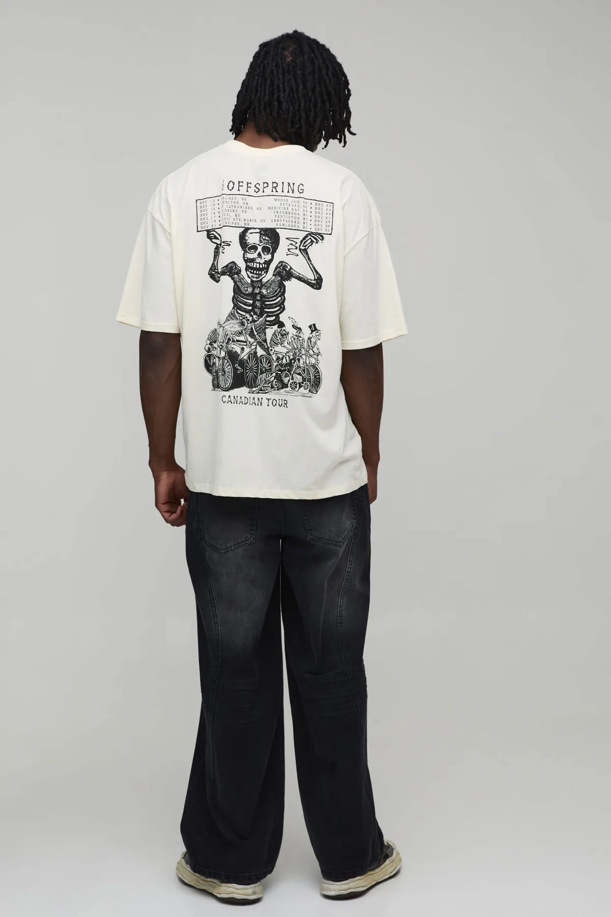 boohooMAN T-Shirt Imprimé Sous Licence The Offspring Oversize Tall<Homme Tout Afficher|Tout Afficher