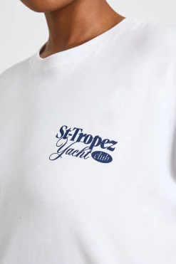 boohoo T-shirt Imprimé St-Tropez Grande Taille<Femme Tops