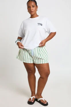 boohoo T-shirt Imprimé St-Tropez Grande Taille<Femme Tops