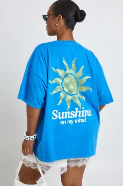 T-shirt Imprimé Sunshine Grande Taille