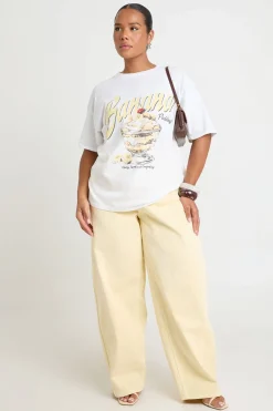 boohoo T-shirt Imprimé Synthétiquedding À La Banane Grande Taille<Femme Tops