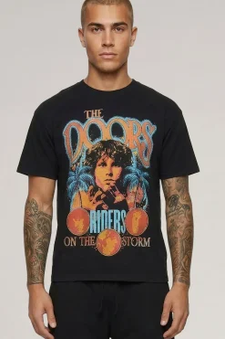 T-shirt Imprimé The Doors Sous Licence Officielle Coupe Oversize