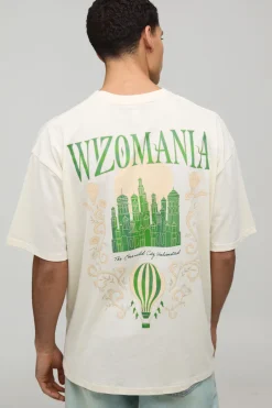 boohooMAN T-Shirt Imprimé Wicked License Oversize Tall<Homme Tout Afficher|Tout Afficher
