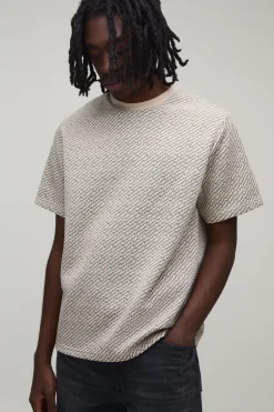 T-shirt Jacquard Coupe Regular