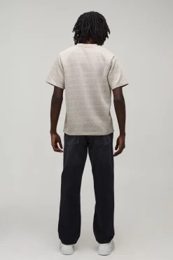 T-shirt Jacquard Coupe Regular