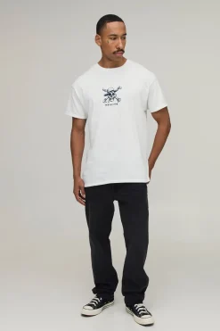 boohooMAN T-shirt Licence One Piece Oversize<Homme T-Shirts Impriméstendances|T-Shirts