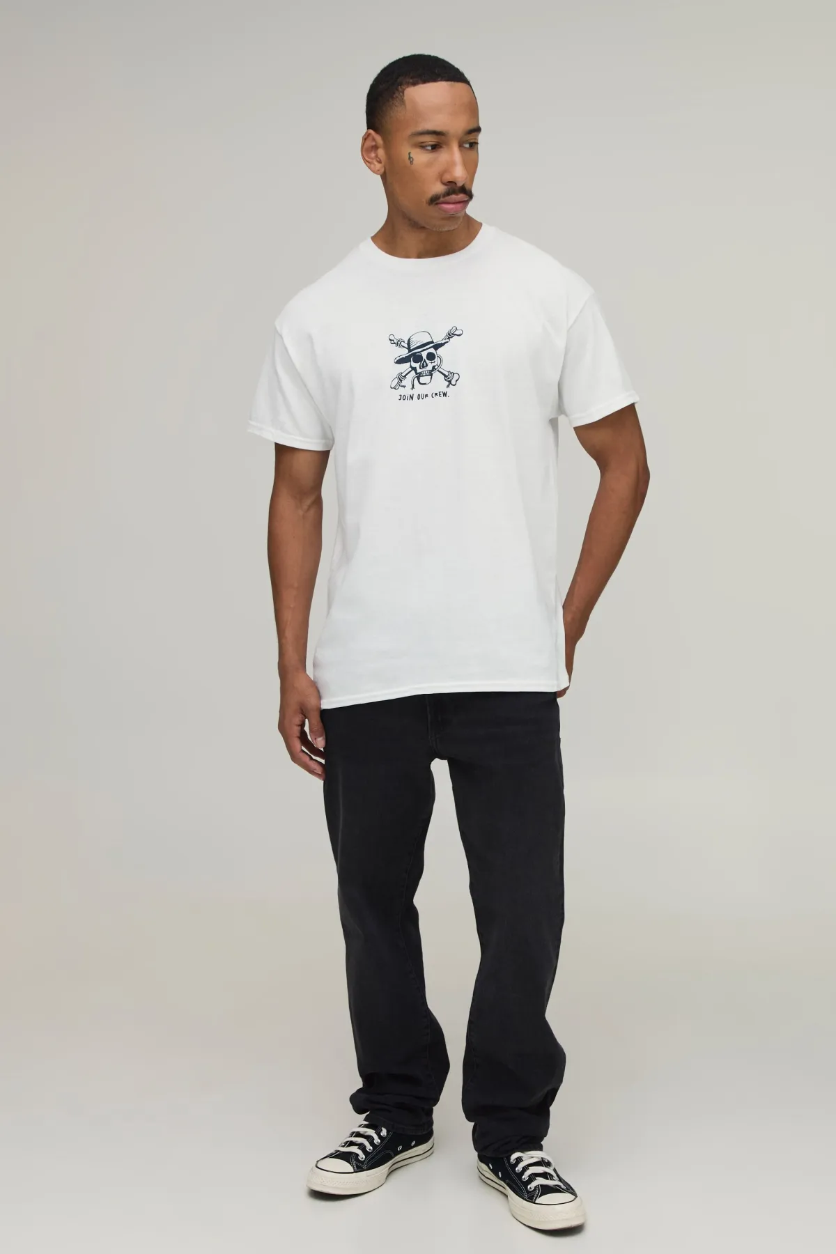 boohooMAN T-shirt Licence One Piece Oversize<Homme T-Shirts Impriméstendances|T-Shirts