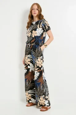 Wallis T-shirt À Manches Courtes En Jersey Imprimé Tropical<Femme Tops
