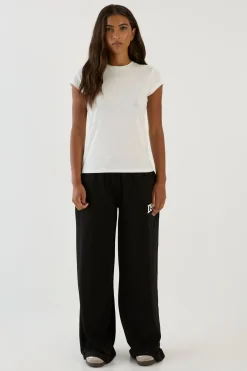 DSGN Studio T-shirt À Manches Courtes En Slub<Femme Dsgn Studio|Tops