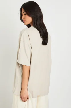 T-shirt À Manches Courtes Oversize