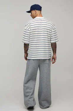 boohooMAN T-shirt À Manches Courtes À Rayures Contrastées<Homme T-Shirts