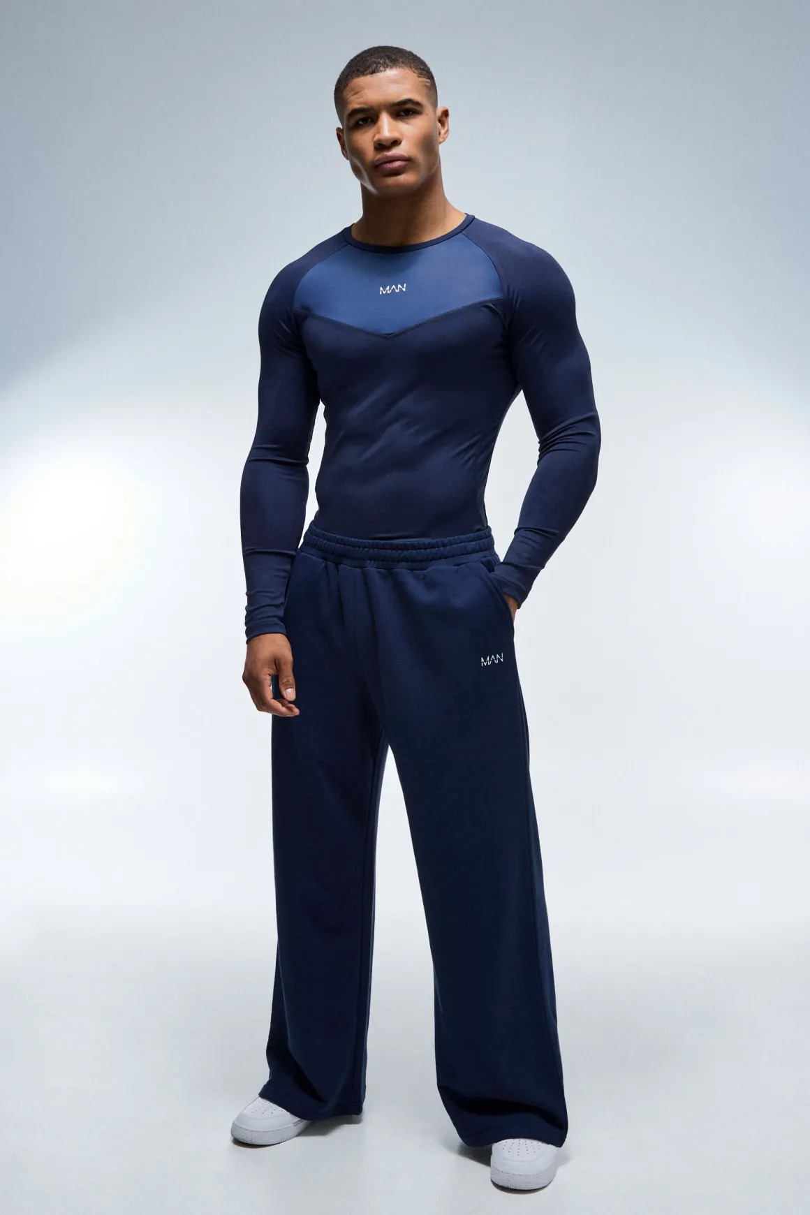 T-shirt Manches Longues Ajusté Homme Active Muscle Fit