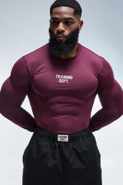T-shirt À Manches Longues Ajusté Training Dept
