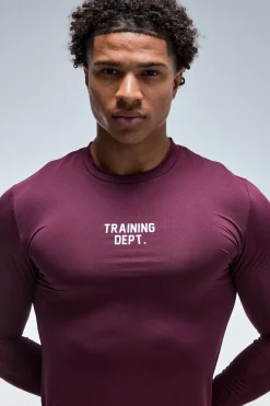 T-shirt À Manches Longues Ajusté Training Dept