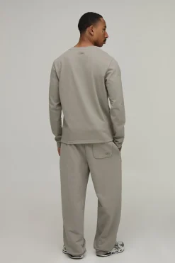 T-shirt Manches Longues Coupe Regular Poids Lourd