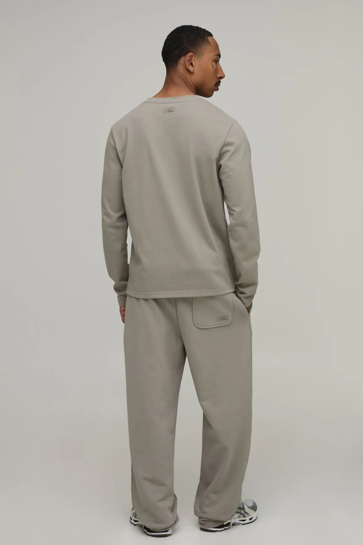 T-shirt Manches Longues Coupe Regular Poids Lourd