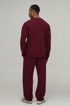 T-shirt Manches Longues Coupe Regular En Coton Épais