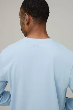 T-shirt À Manches Longues Coupe Regular En Jersey Épais