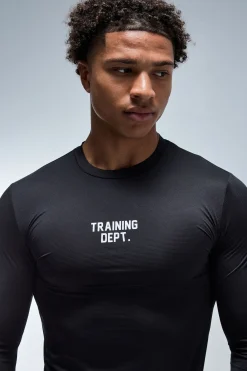 T-shirt À Manches Longues Coupe Muscle Training Dept