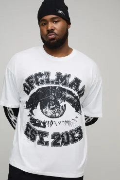 boohooMAN T-shirt à manches longues imprimé Varsity pour homme, ultra surdimensionné, style Ofcl, avec effet multicouche<Homme T-Shirts Impriméstendances|T-Shirts