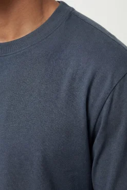 boohooMAN T-shirt À Manches Longues Oversize Essentiel<Homme T-Shirts|Essentiels