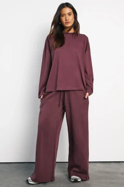 boohoo T-shirt À Manches Longues Oversize Basique<Femme Basiques|Tops