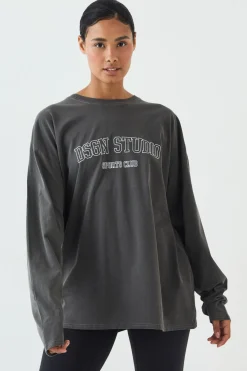 T-shirt Manches Longues Overteint Dsgn Studio Sports Club