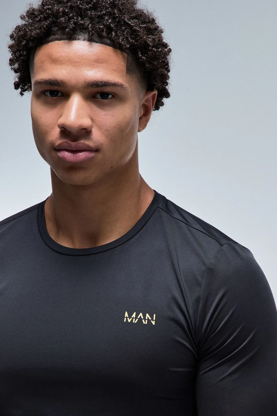 T-shirt À Manches Longues Performance Gold Active Homme