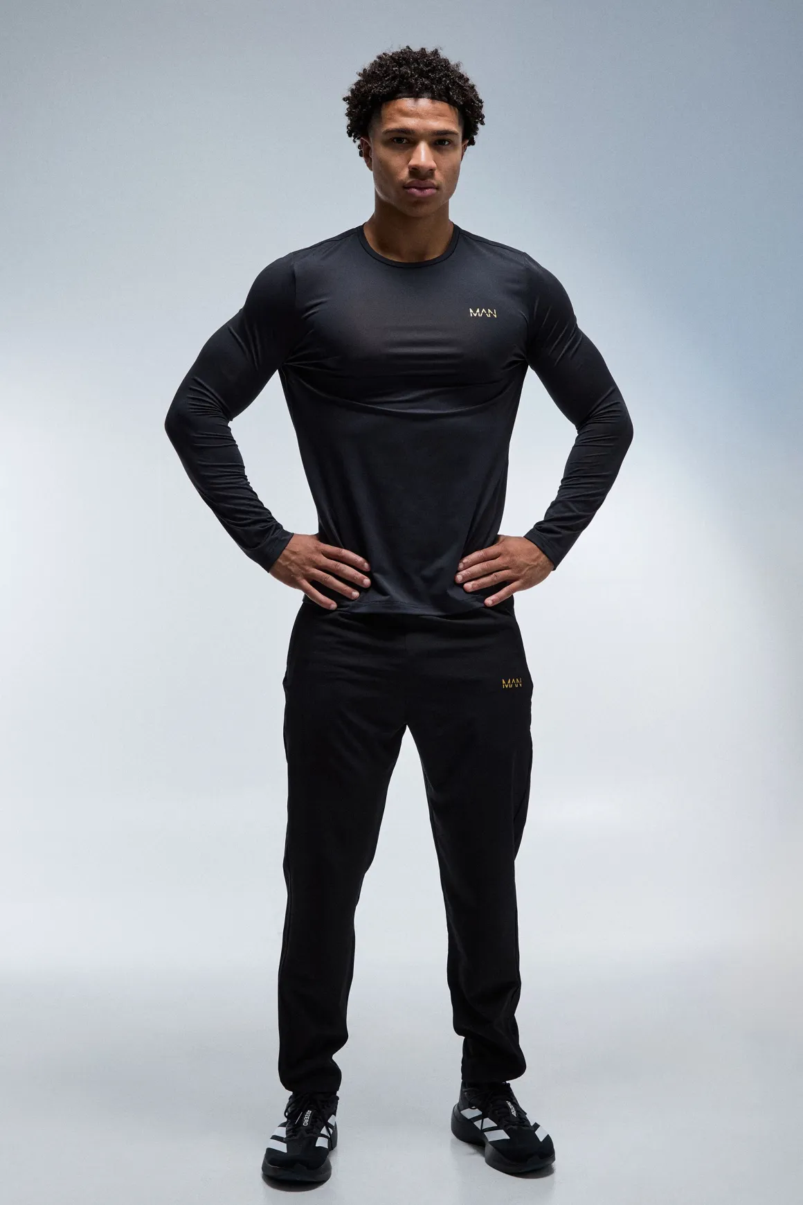 T-shirt À Manches Longues Performance Gold Active Homme