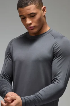 T-shirt à manches longues raglan Gym Essentials légers pour homme actif
