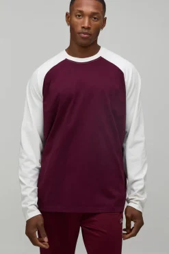 T-Shirt Manches Longues Raglan Oversize