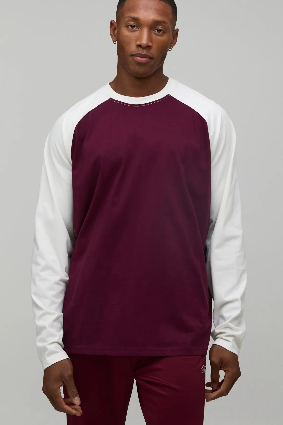 T-Shirt Manches Longues Raglan Oversize