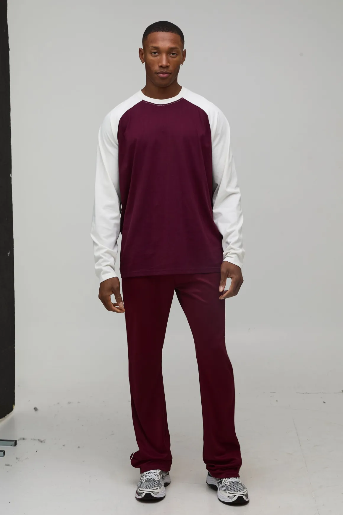 T-Shirt Manches Longues Raglan Oversize