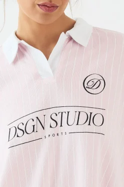 T-Shirt à Manches Longues Style Maillot de Football DSGN Studio