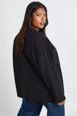 boohoo T-shirt à manches longues surdimensionné Plus Basic<Femme Basiques|Tops