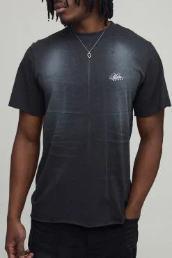 T-shirt Mask Most Wanted Délavé Coupe Regular Tall